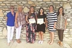 Kiwanis: Vickie Cox, Glenda Smith, Brookelynn Smithern, Zoe Burdette, Tamara Cox and Jamie Saylor